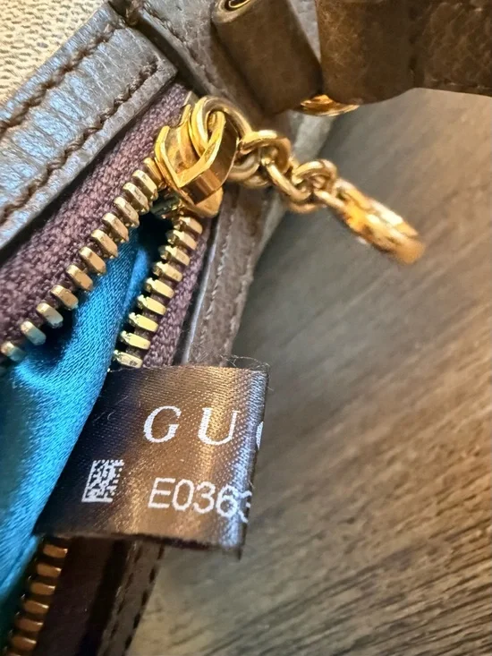 Authentic Gucci Ophidia Dome Small GG Supreme Web Stripe Crossbody - Picture 12 of 13